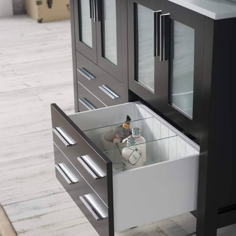 Blossom Sydney 48" Double Bathroom Vanity with Ceramic Sink & Mirrors