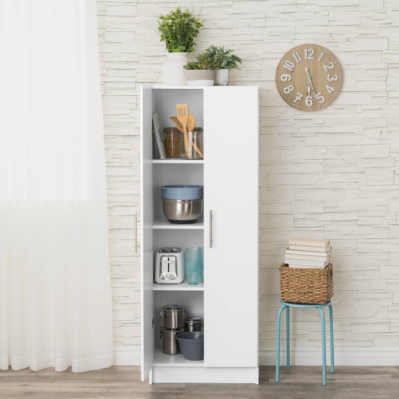 Prepac Elite Deep Storage Cabinet with Adjustable Shelves for Garage - 24" W x 65" H x 16" D