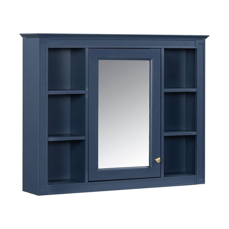 36" Modern Bathroom Vanity with Sink and Medicine Cabinet,2 Soft Closing Doors and 4 Drawers