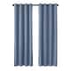 preview thumbnail 36 of 90, Linen Texture 100% Blackout Grommet Curtain Pair(2 panels)