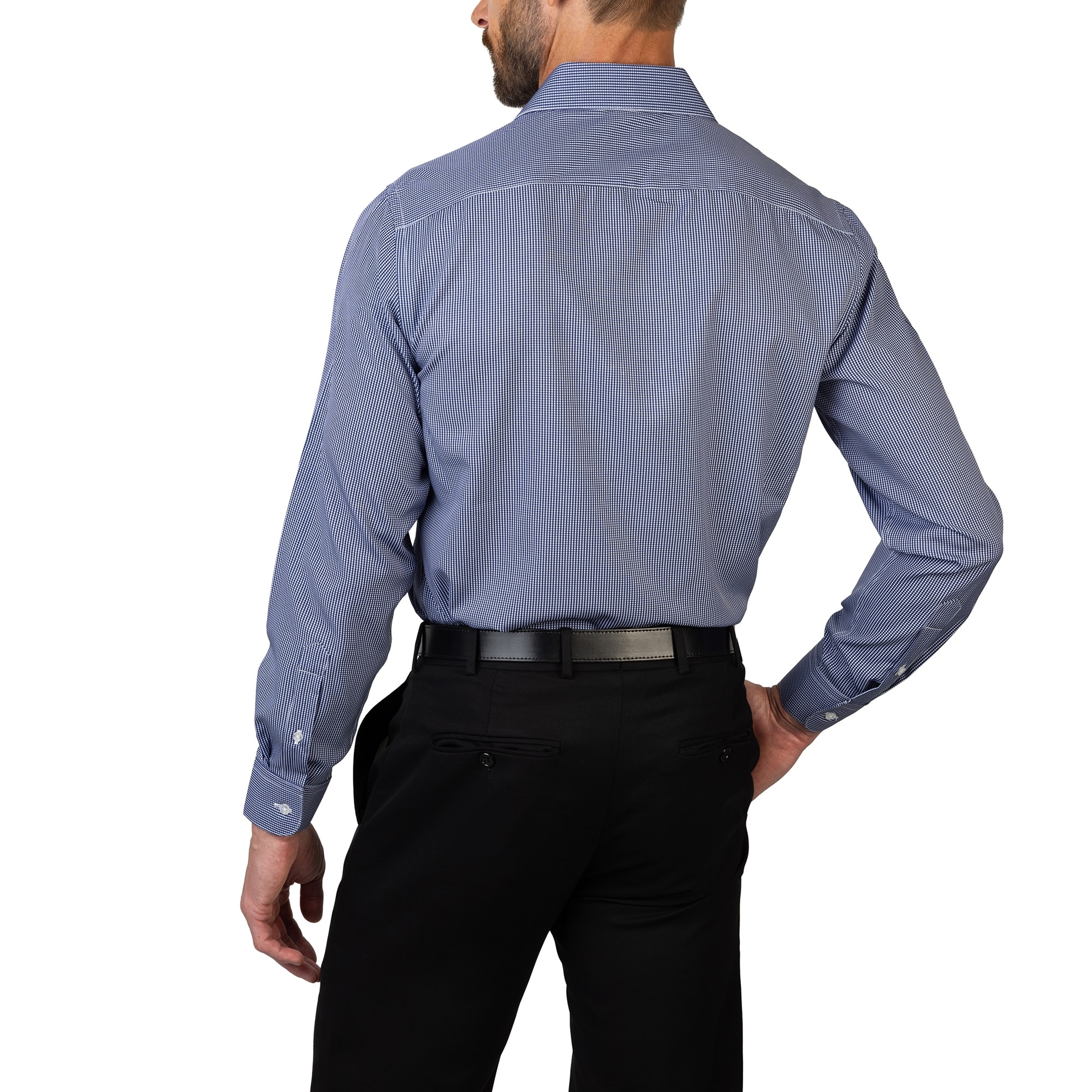 mens anchor dress shirt Nautica Men's Classic Fit Anchor Print Long Sleeve Cotton Button Down Shirt