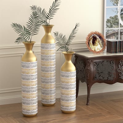 High Floor Vase Flowers Set of 3