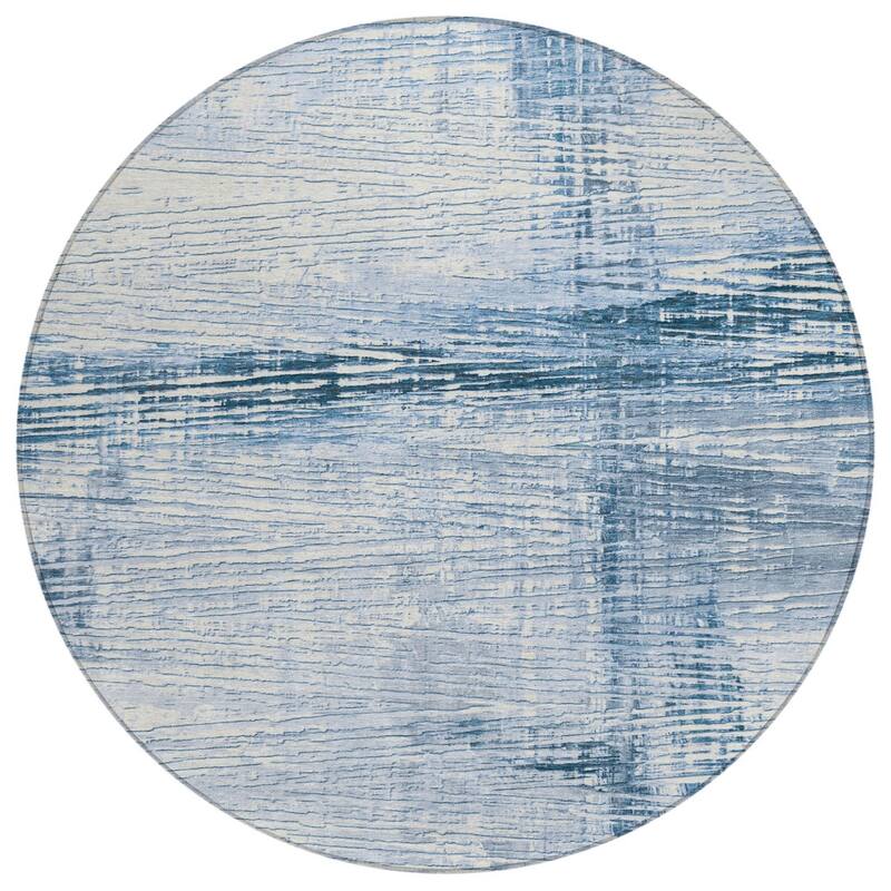 HomeRoots Striped Transitional Rectangle Outdoor Rug