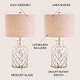 preview thumbnail 2 of 10, Artichoke 24.5" LED Glass Table Lamp, Mercury Silver (Set of 2) by JONATHAN Y