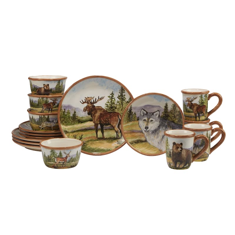 Certified International Mountain Summit 5.5" Ice Cream/Dessert Bowl, Set of 4 - 22 oz.