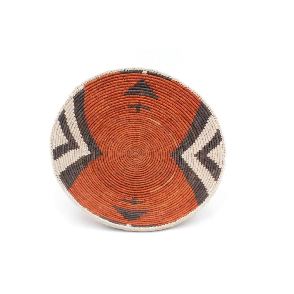 Hand Woven Palm Wall Decor Basket