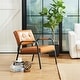 preview thumbnail 29 of 33, Glitzhome Set of 2 25.75"W Mid-Century Modern Leatherette Accent Chair - 25.75" W X 29.75" H X 29.75" D