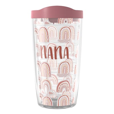 Tervis BOHO Rainbow Nana Made in USA Double Walled Insulated Travel Tumbler, Nana - 16oz