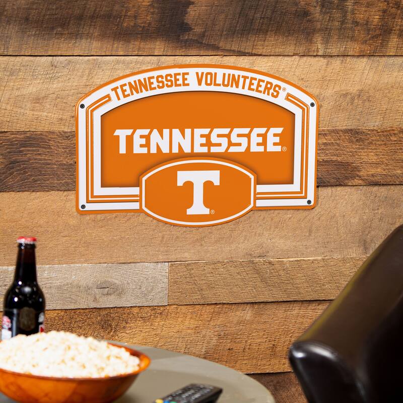 University of Tennessee Embossed Steel Wall Sign, 11" x 17"