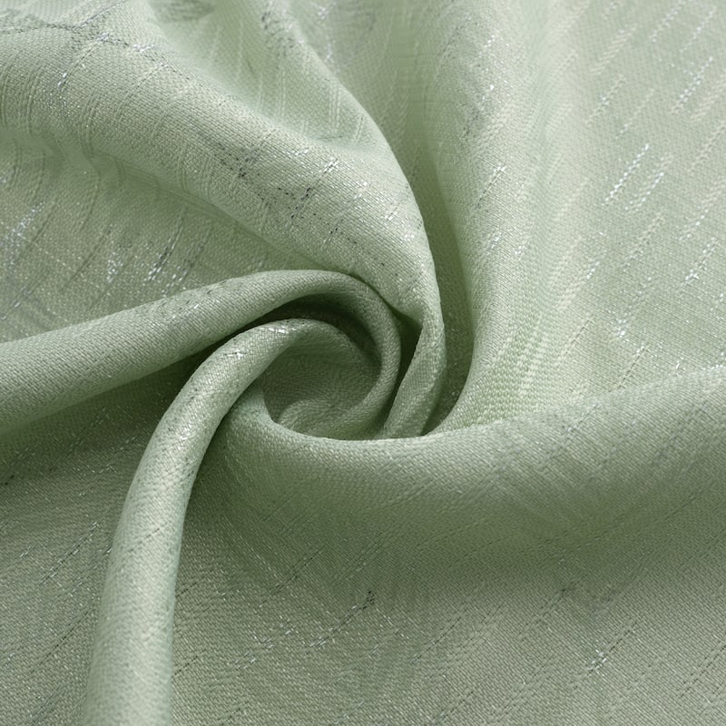 Bexley Foil Print Leaves Window Curtain