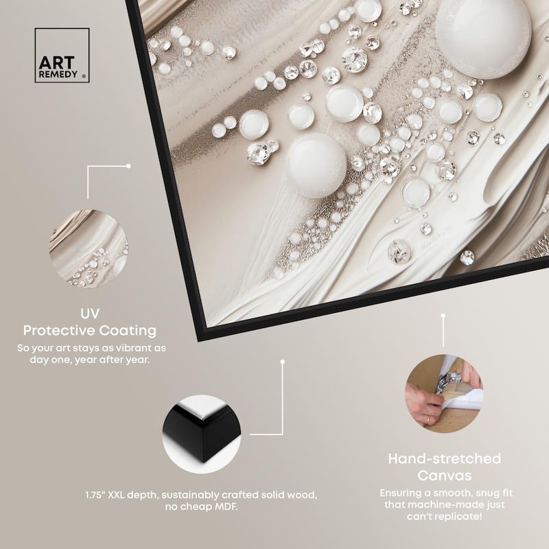 Viscous Veils IV Canvas by Art Remedy