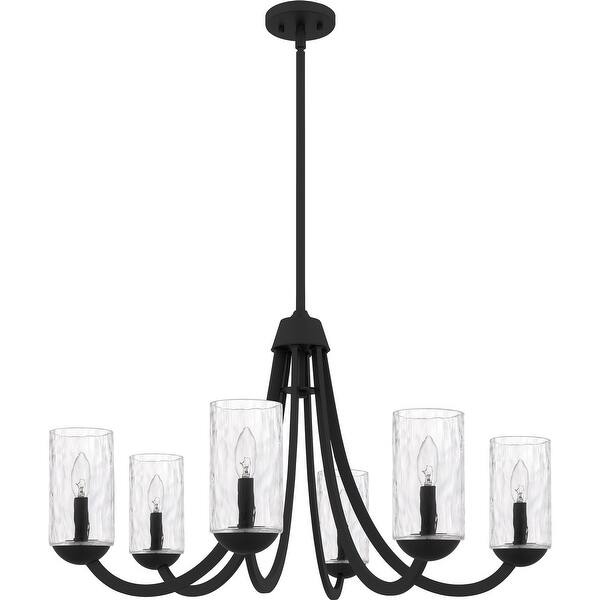 slide 2 of 5, Allard Chandelier Black