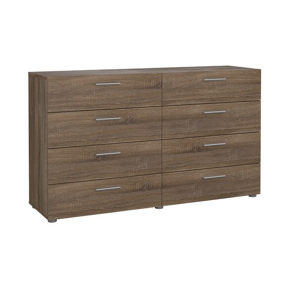 Porch & Den Angus Space-saving 8-Drawer Double Dresser - On