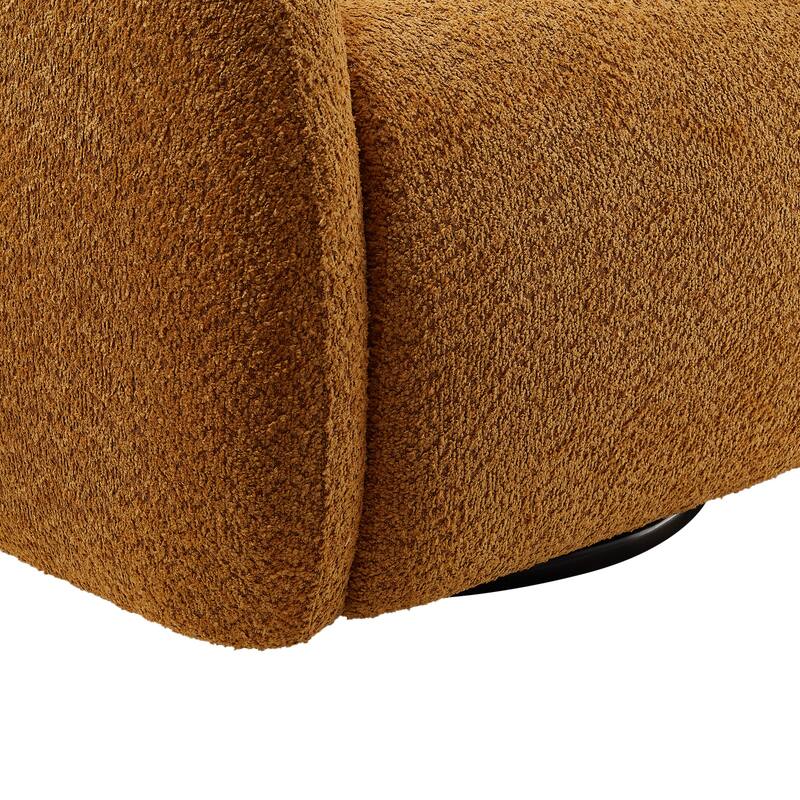 Kiptin 31.7"W 360 Degree Swivel Barrel Chair