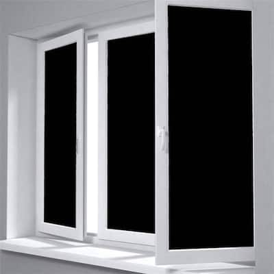 DCP Electrostatic Black scrub Window Film,78.7*17.7