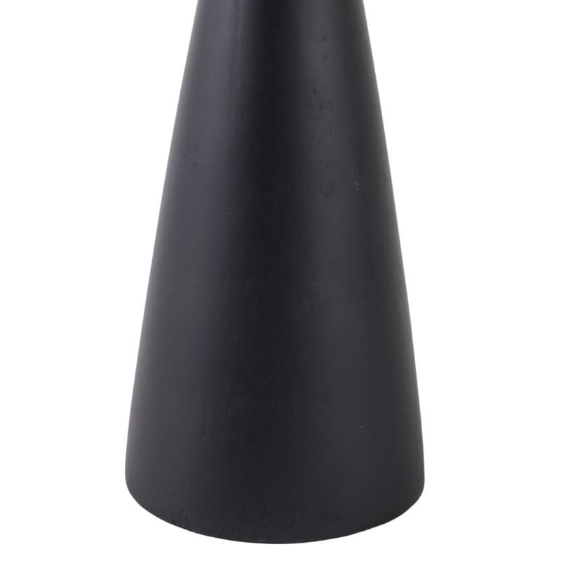 Mango Wood Taper Candle Holder Minimalist Silhouette Modern Design