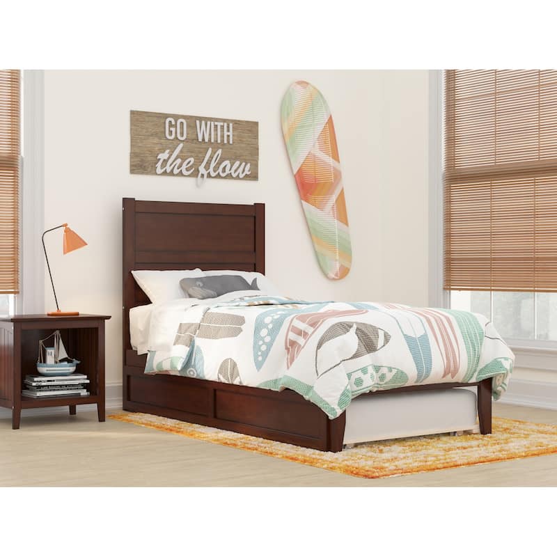 NoHo Twin Bed with Twin Trundle in Walnut