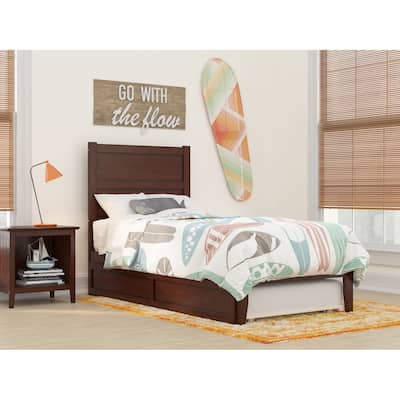 NoHo Twin Bed with Twin Trundle in Walnut