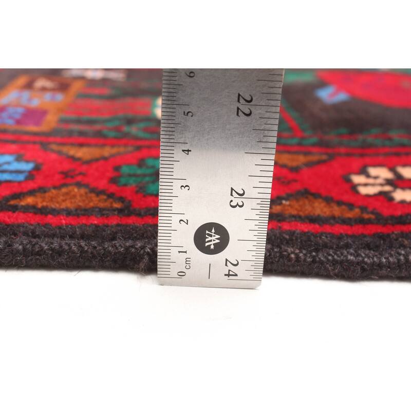 ECARPETGALLERY Hand-knotted Teimani Black Wool Rug - 2'9 x 4'8