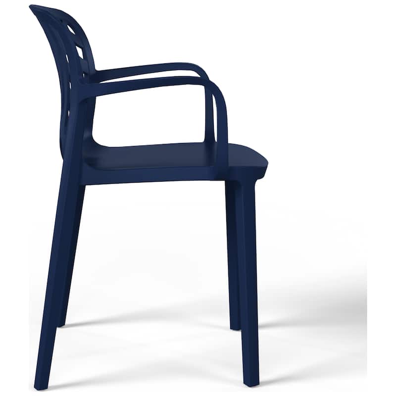 Frond and Form Outdoor Stacking Dining Armchair (Set of 2)