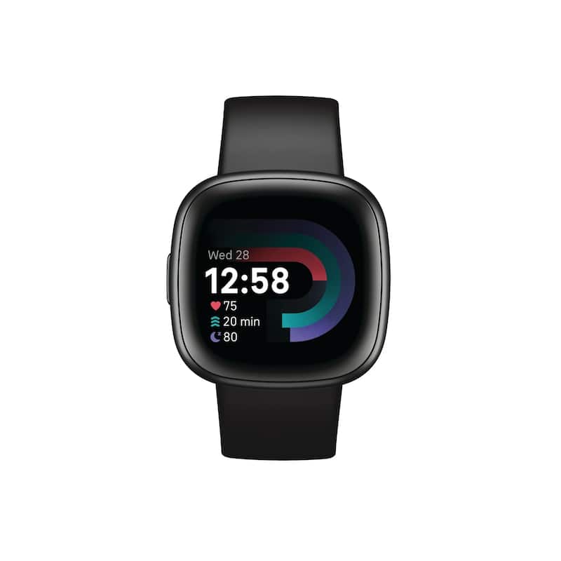 Fitbit Versa 4 Graphite Fitness Smartwatch