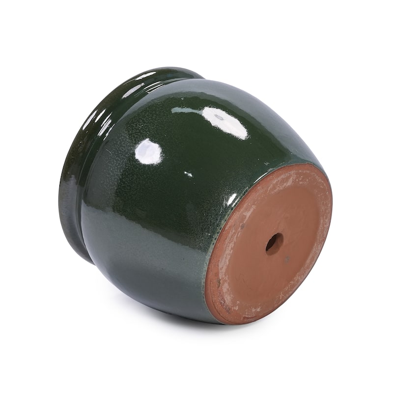 3 Handmade Ceramic Planter set Glossy Glaze for Succulent and Flower