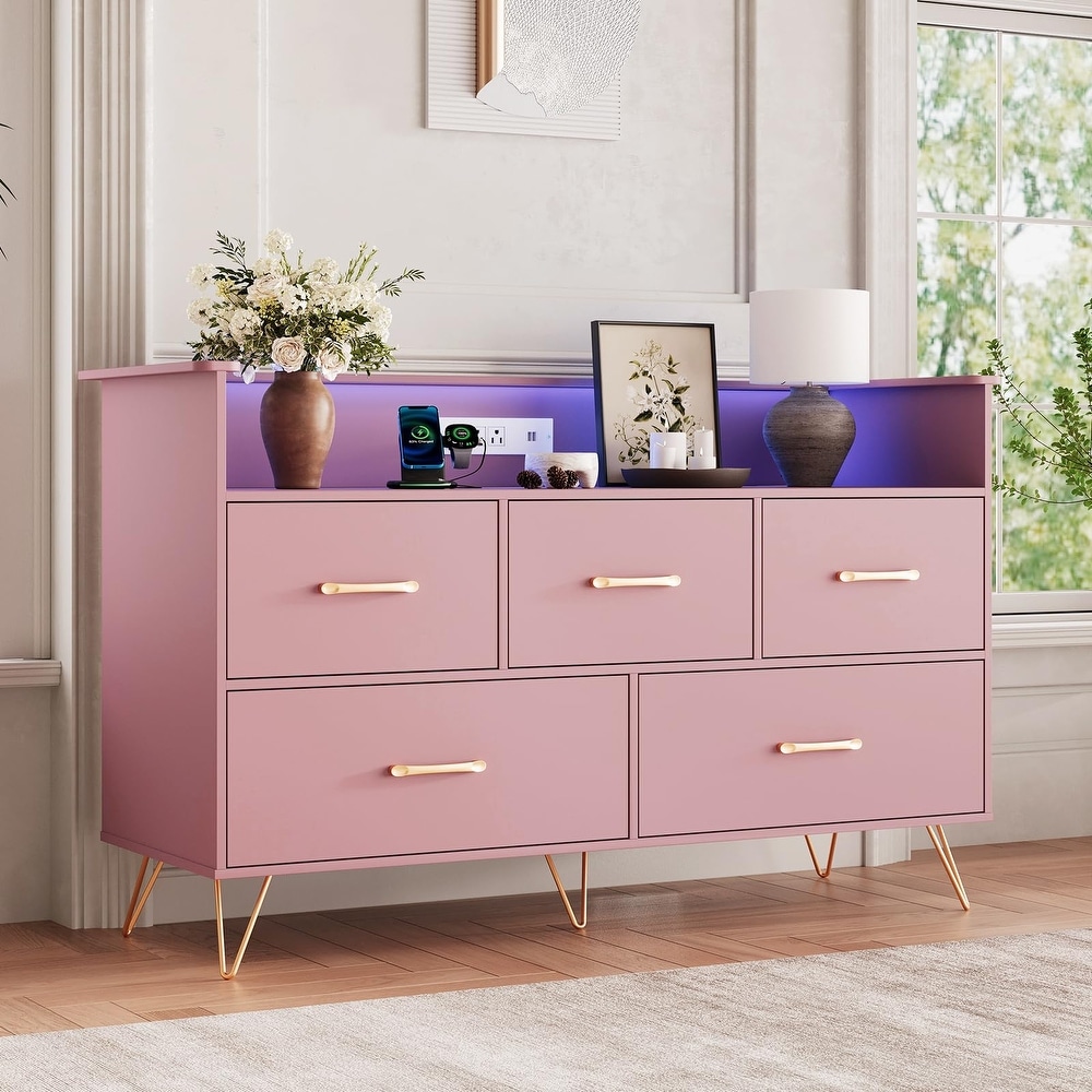 strapless open back dress Oakham 4-Drawer Dresser, Nude Pink main image 0