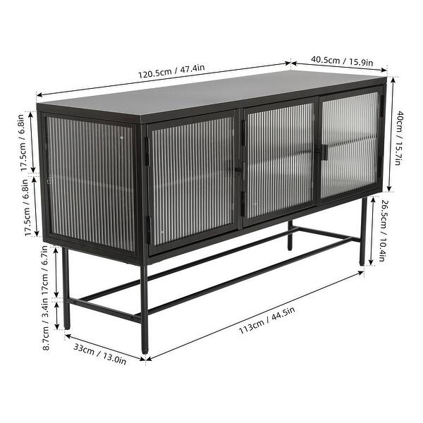 TV stand with Two Tier Shelves and Bottom Space Bed Bath & Beyond