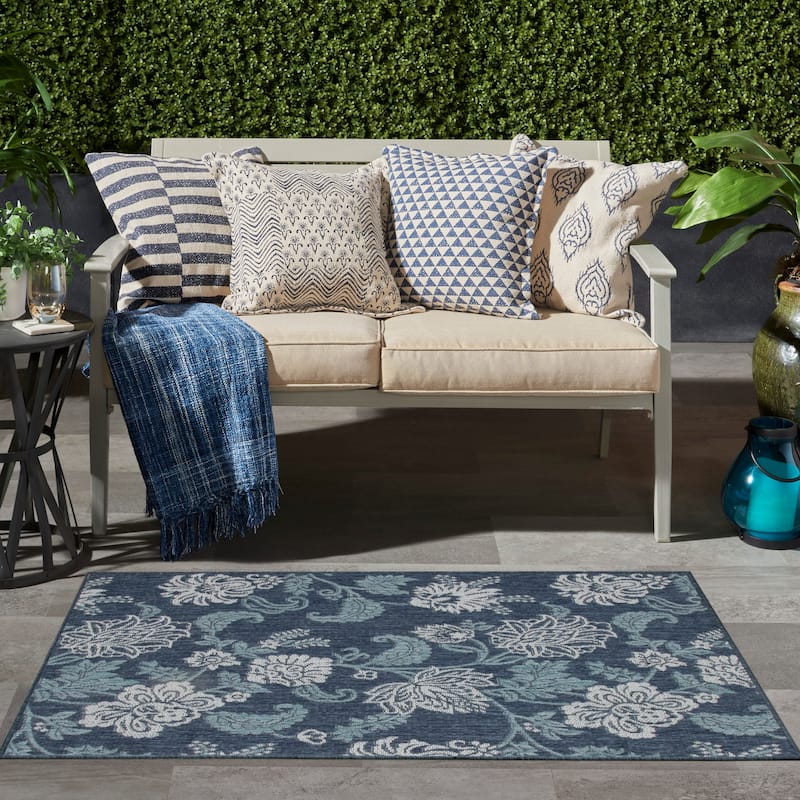 Nourison Garden Oasis Indoor/Outdoor Nature Area Rug