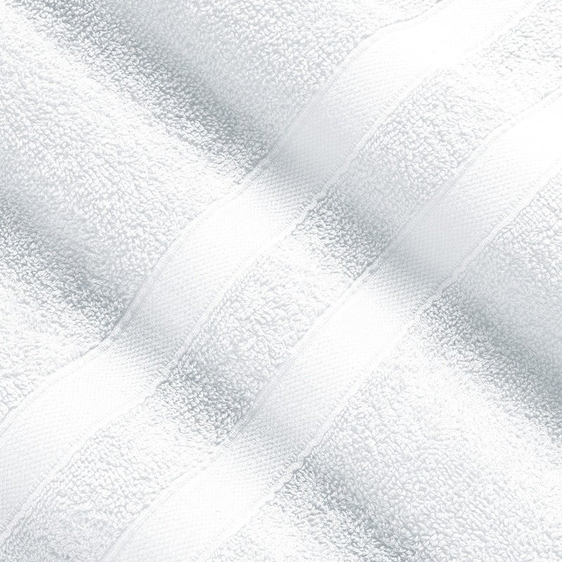 Bibb Home 6-Piece Zero Twist Cotton Towel Set - N/A