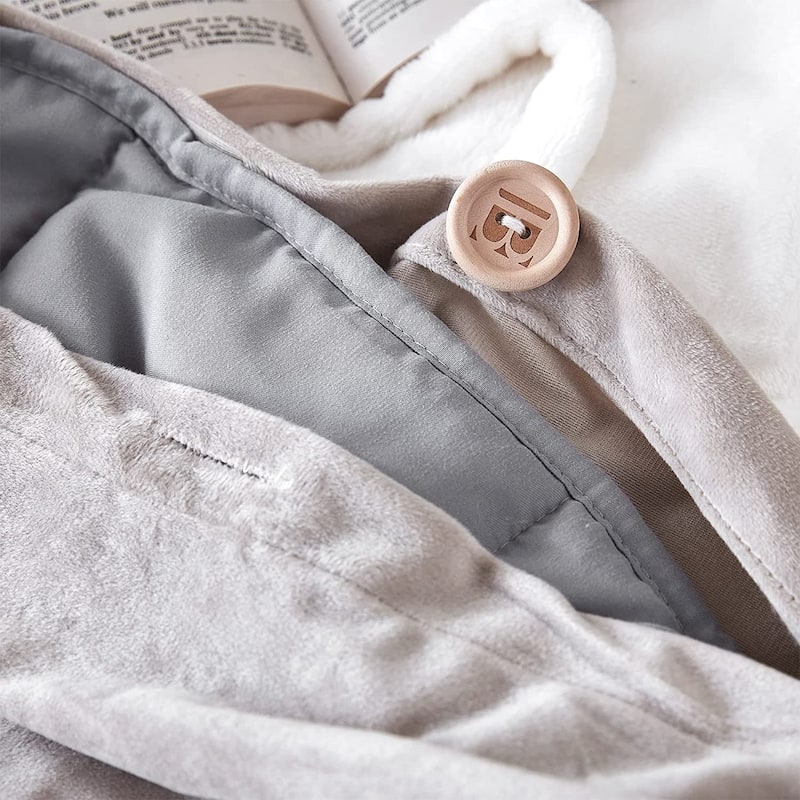 Chommie Weighted Coma Inducer® Comforter - Cuz I'm Cozy - Stone Taupe