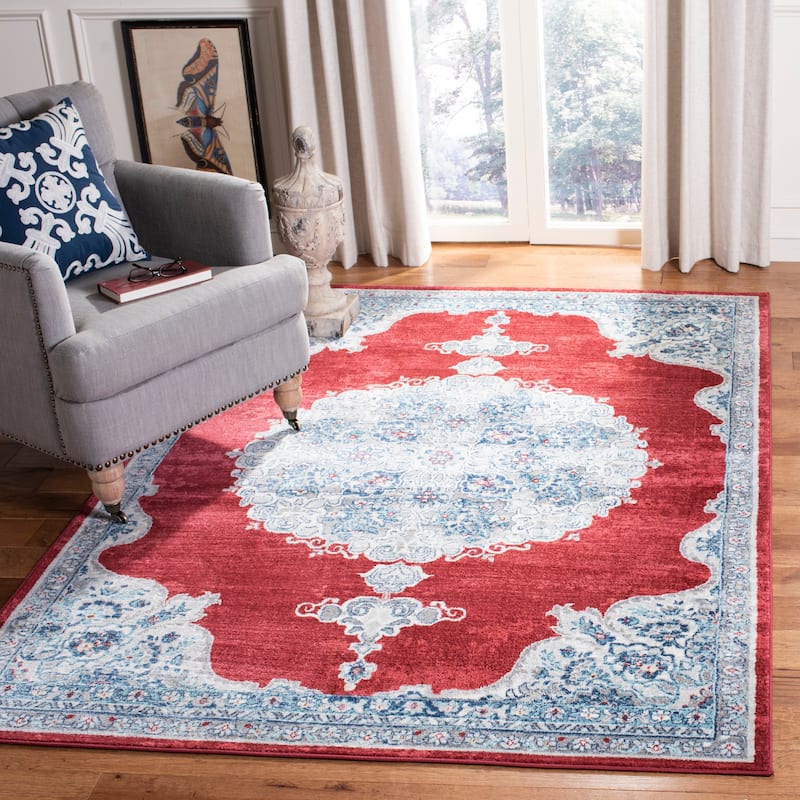 SAFAVIEH Brentwood Coralyne Traditional Oriental Rug - 9' x 12'