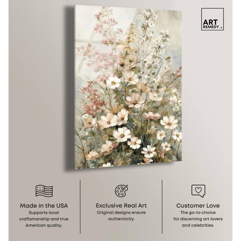 Heirloom Blossoms I Acrylic by Art Remedy, Ready to Hang