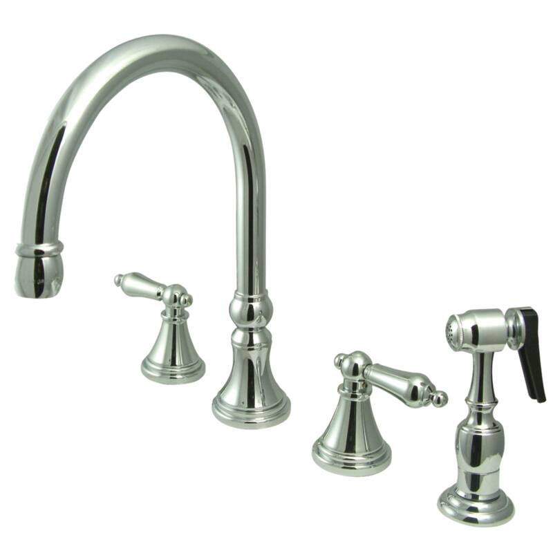 Kingston Brass Governor Widespread Kitchen Faucet