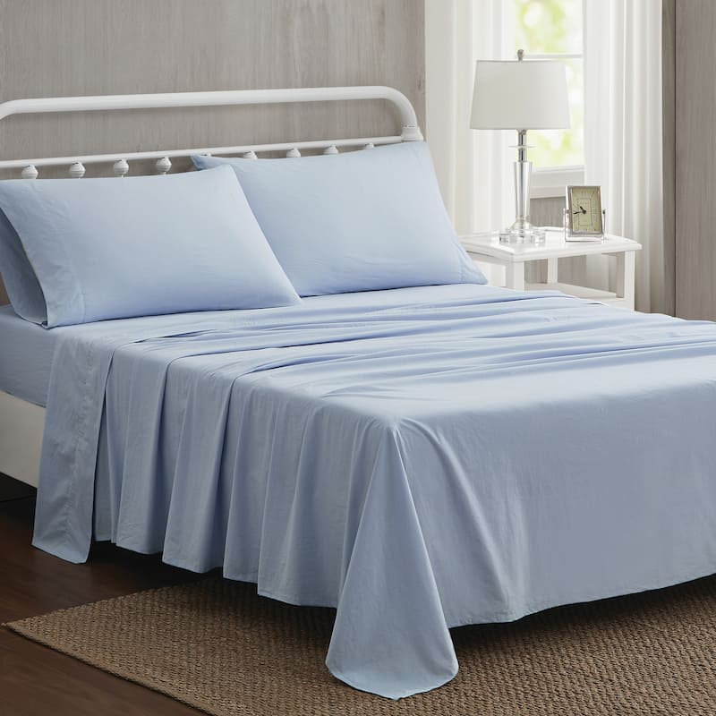 The Farmhouse by Rachel Ashwell Washed Solid Cotton Sheet Set