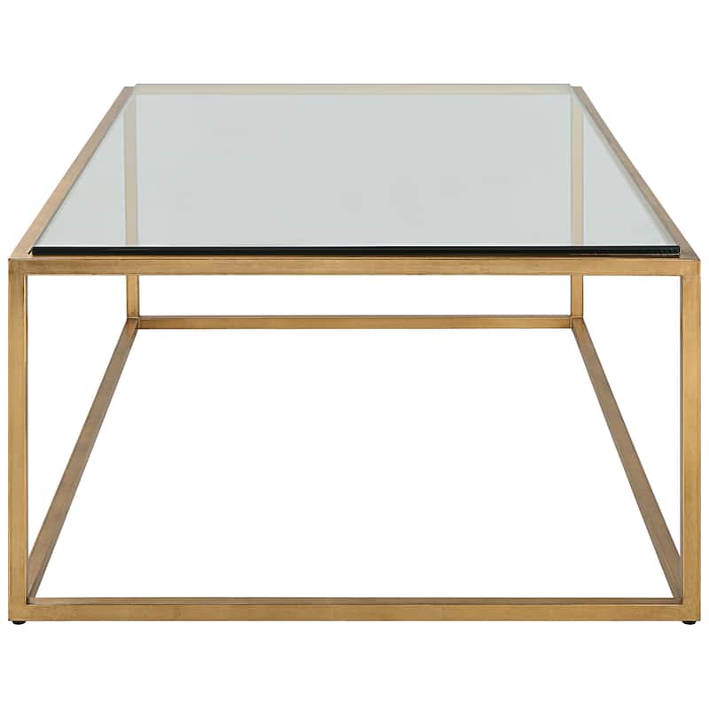 Uttermost Bravura Gold Coffee Table - 48"W x 17"H x 30"D
