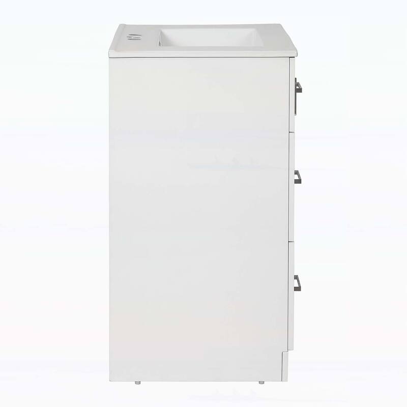 Bathroom Sink Cabinet with 2 Drawers and Soft-Closing Door