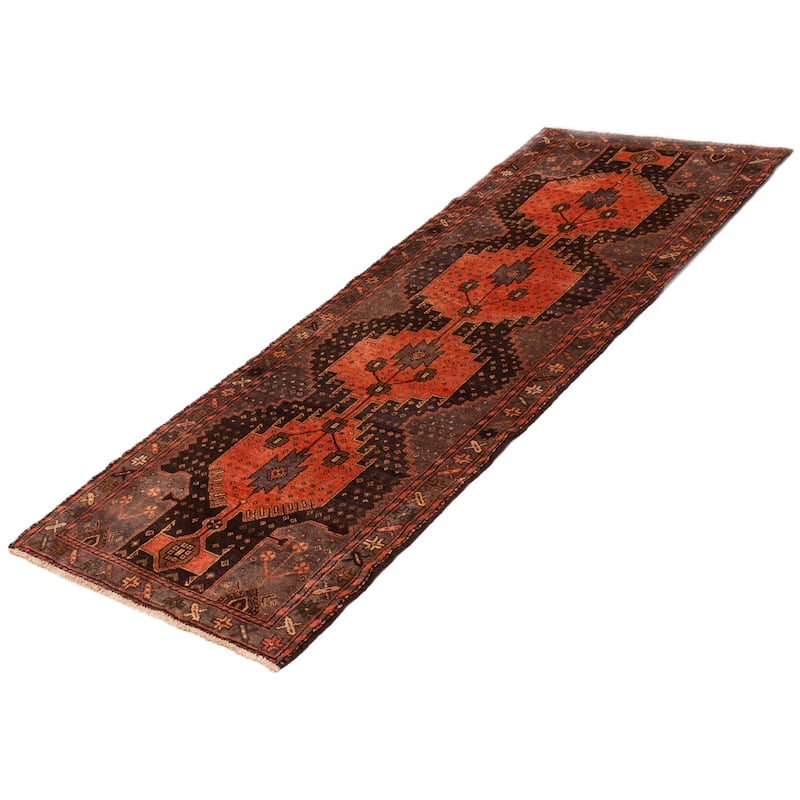 ECARPETGALLERY Hand-knotted Konya Anatolian Copper Wool Rug - 3'6 x 9'9