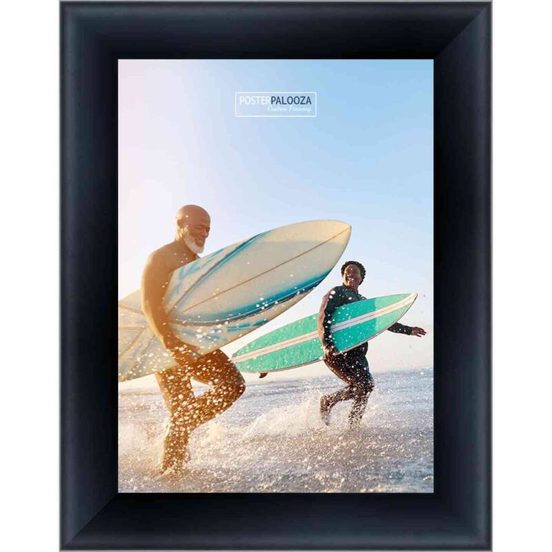 17x14 Contemporary Satin Complete Wood Picture Frame with UV Acrylic, Foam Board Backing, & Hardware