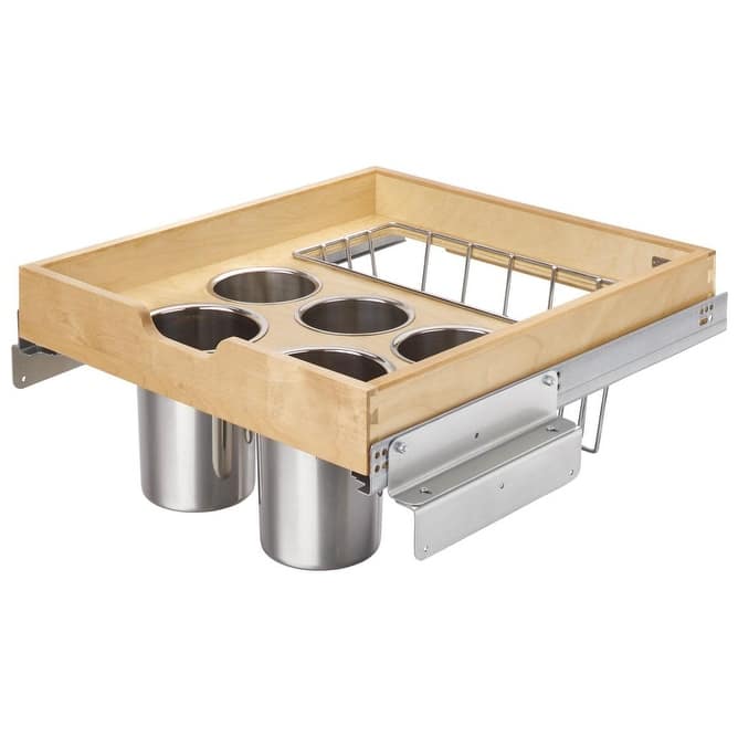 Rev-A-Shelf 4WDUT-24SC-SM-1 Wood Classics 22-7/16"W Soft Close Pull - Maple