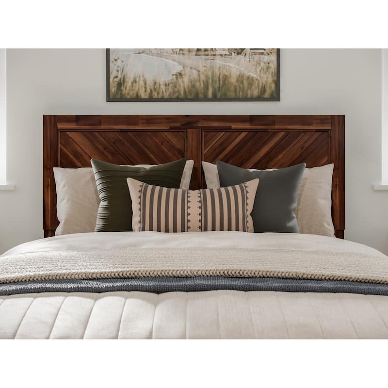 AFI Canyon Wood Headboard with Attachable Charger