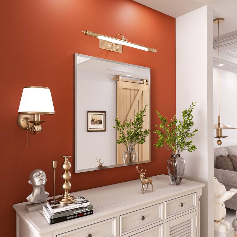 QuivaraView Wall Mounted Aluminum Frame Bathroom Vanity Mirror
