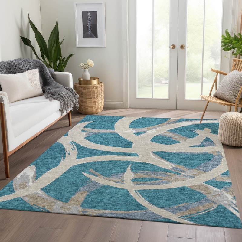 Premium Washable Super Soft Modern Zeus Mayfield Rug