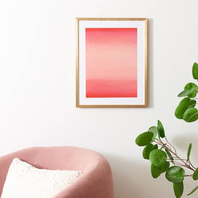 SAFAVIEH Danie Legally Pink 16 x 20-inch Framed Wall Art