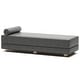 preview thumbnail 7 of 105, Jaxx Alon Daybed - Fold-Out Sleeper Chaise with Premium Memory Foam Queen-Size Mattress - Made in the USA