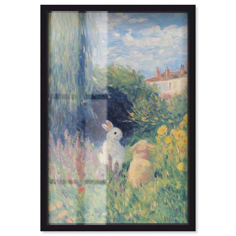 Quiet Gardeners Shadowbox by Art Remedy - Black - 10" x 15"