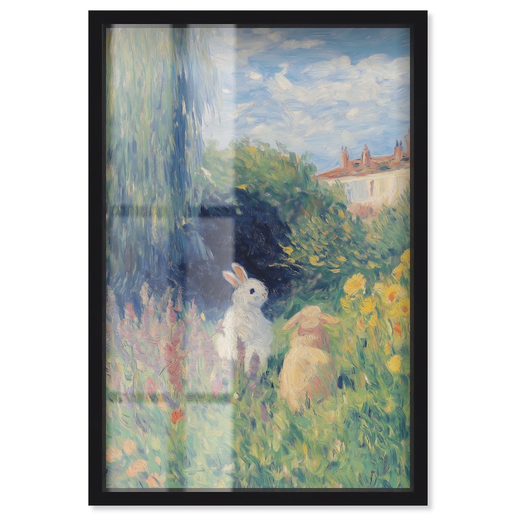 Quiet Gardeners Shadowbox by Art Remedy