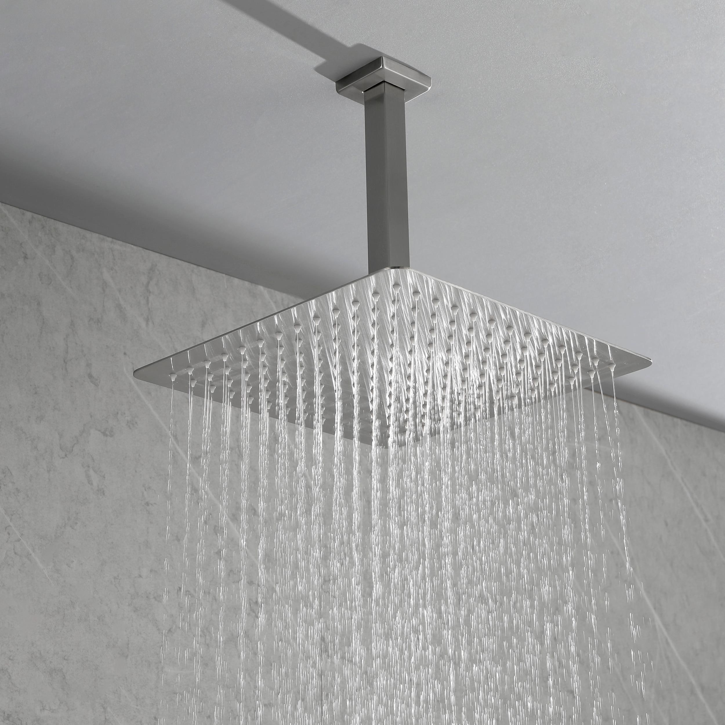 Bathroom Luxury High Pressure Waterfall Rain Shower Head
