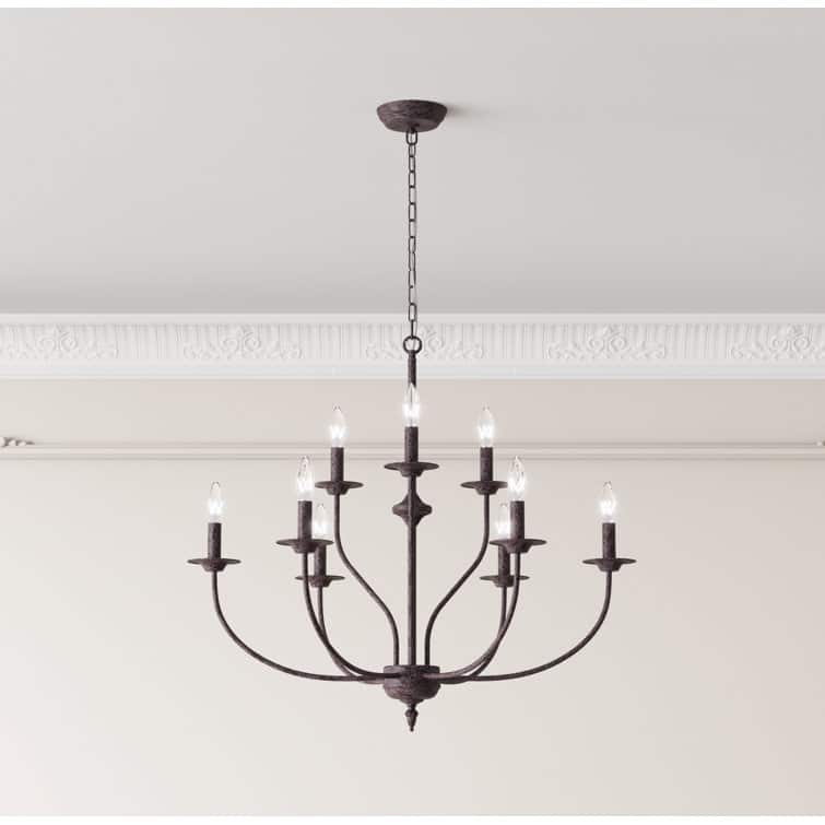 Maxax 9 - Light Candle Style Classic / Traditional Chandelier