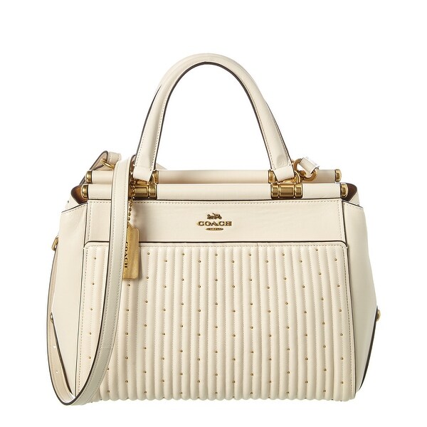 Coach grace quilted leather satchel clearance
